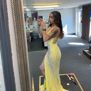 open lace back dress Alex Evenings AE81171137 Long Formal Dress